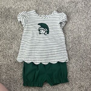 Michigan State MSU Infant Outfit
